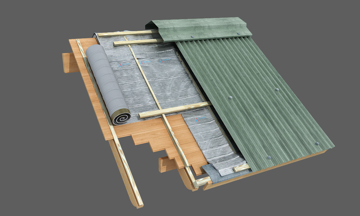 Esta instalación sirve para cualquier techo nuevo con estructura de madera, tanto para chapa como para teja.